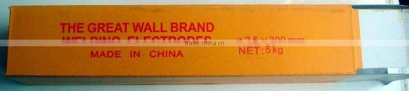 2.5mm welding rods brands great wall AWS E6013 with good price china