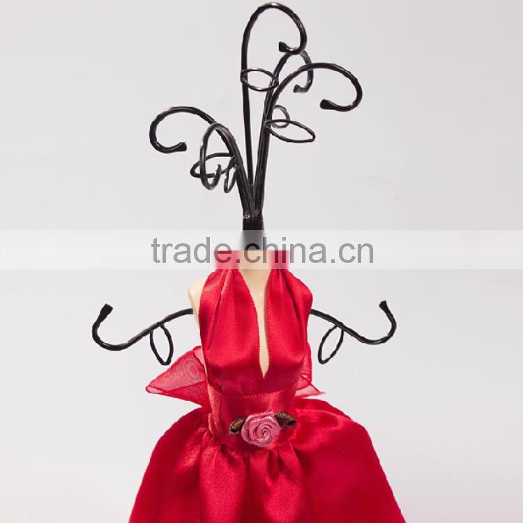 Custom jewelry display neck stands rack set