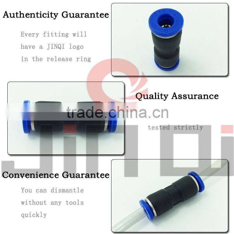 factory price air tube quick plastic fitting