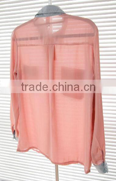New Design Chiffon Women's Shirt