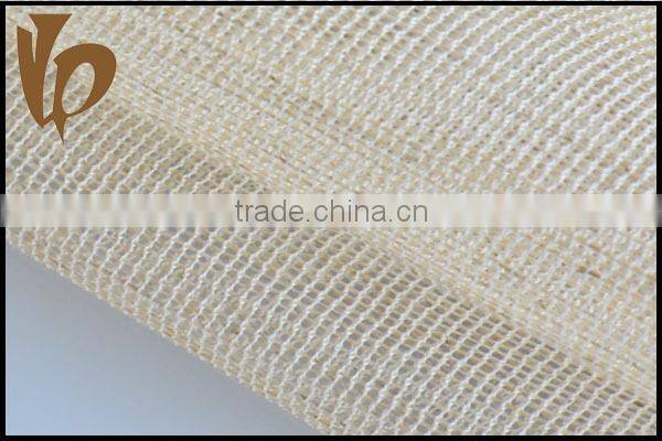 2015 new design linen polyester fabric for home textile curtain