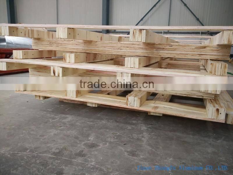 Orange color PE single coated 1060 H24 corrugated aluminum roofing sheet 900mm width