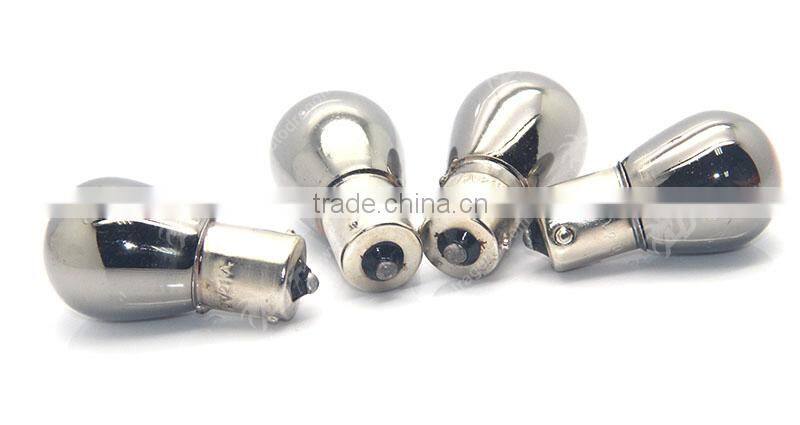 High quality p21w chrome amber chrome lamp light