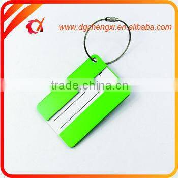 2016 Fashion Metal Luggage Tag with Airplane Shape