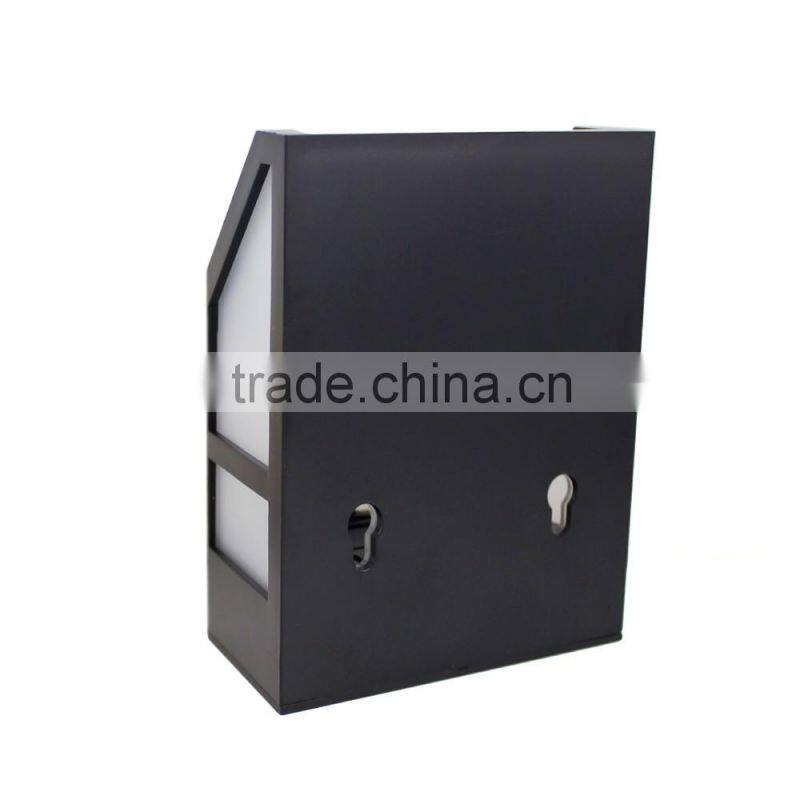 Vintage waterproof solar wall lamp for hotel garden 18LM 2V 120MA