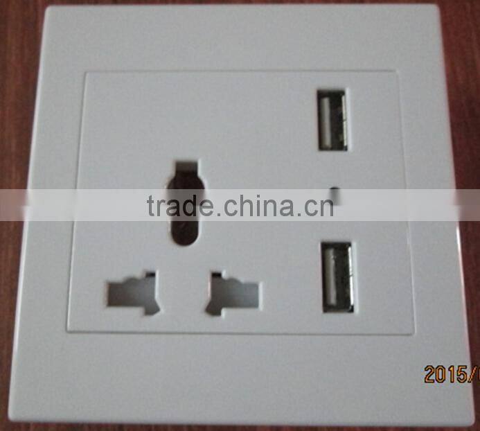 New design 2014 10-16A 250V 5way Extension electrical power strip