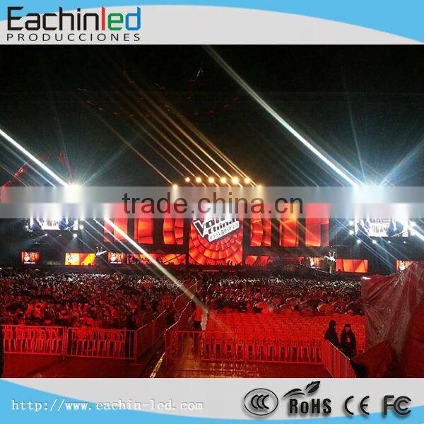Full Color Video Electronic Outdoor Curtain LED Display P8