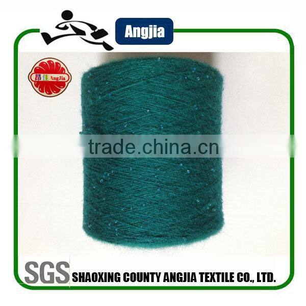 Factory wholesale beads yarn for sequin knitting machine