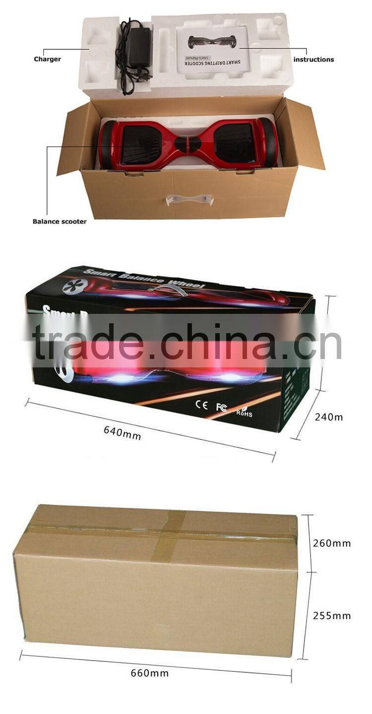 Smoothing delivery 6.5 inch 2 wheel Germany hoverboard with bluetooth speaker