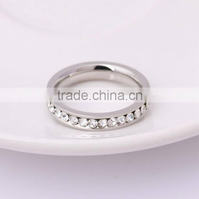 Fashion Yiwu Jewelry Factory Channel Setting Men Ring Model