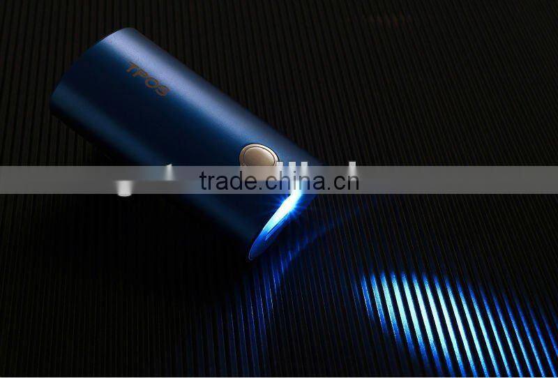 2016 new 5200mah pokemon go Li-ion inphone power bank with led flash light