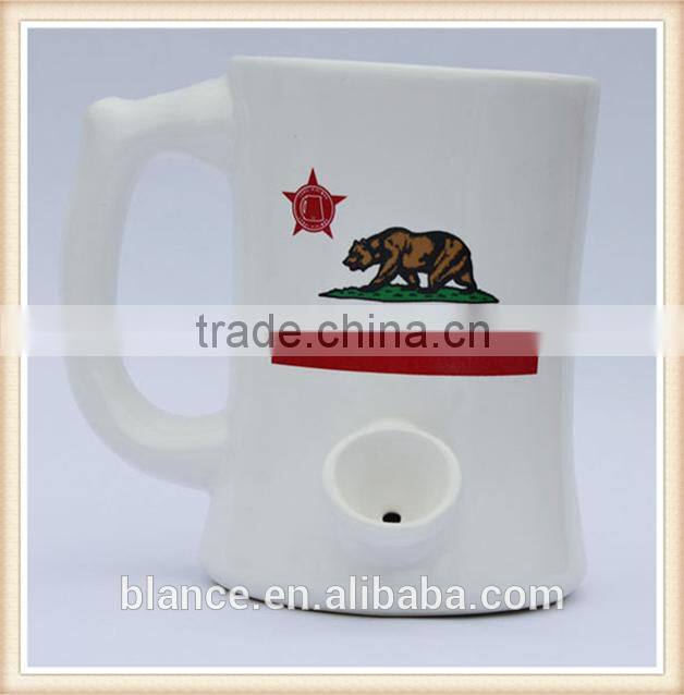 Crowdfunding ceramic mug in unquie shape mug