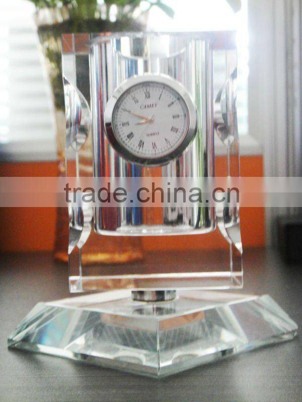 Green Pen Holder Useful Glass Pen Holder Crystal Pen Holder For Company Table Gifts