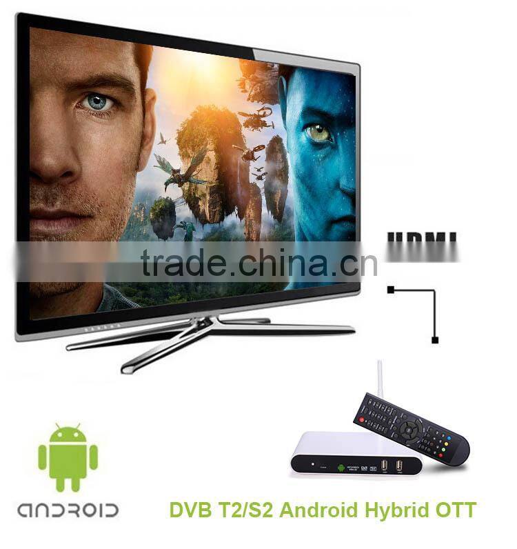 Hybrid rk3188 dvb t2 android tv box