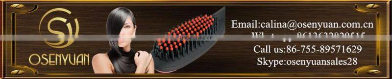100% original Lcd Hair straightener brush Comb