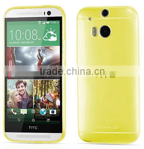 trending products for 2015 for htc one m8 ultrathin 0.3mm tpu cover case
