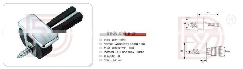 Diverse styles plastic shelf/board support bolt