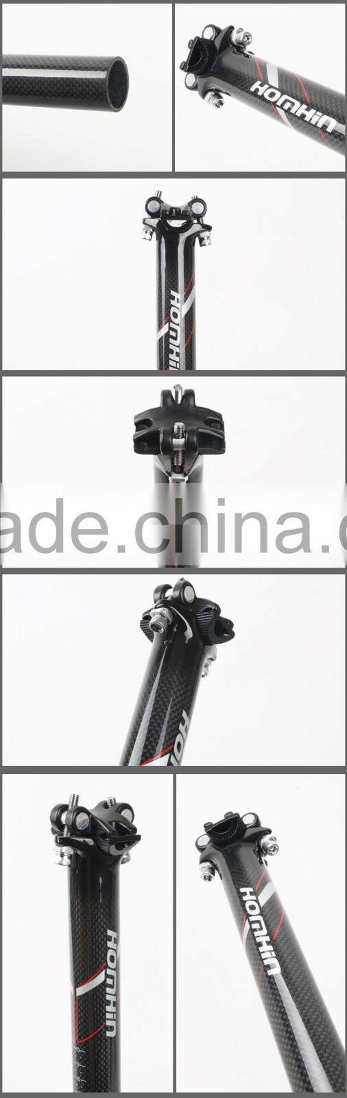 PK004 MTB Bike parts Carbon SeatPost Racing Bicycle Seat post 27.2-31.6MM 300-450MM HOMHIN
