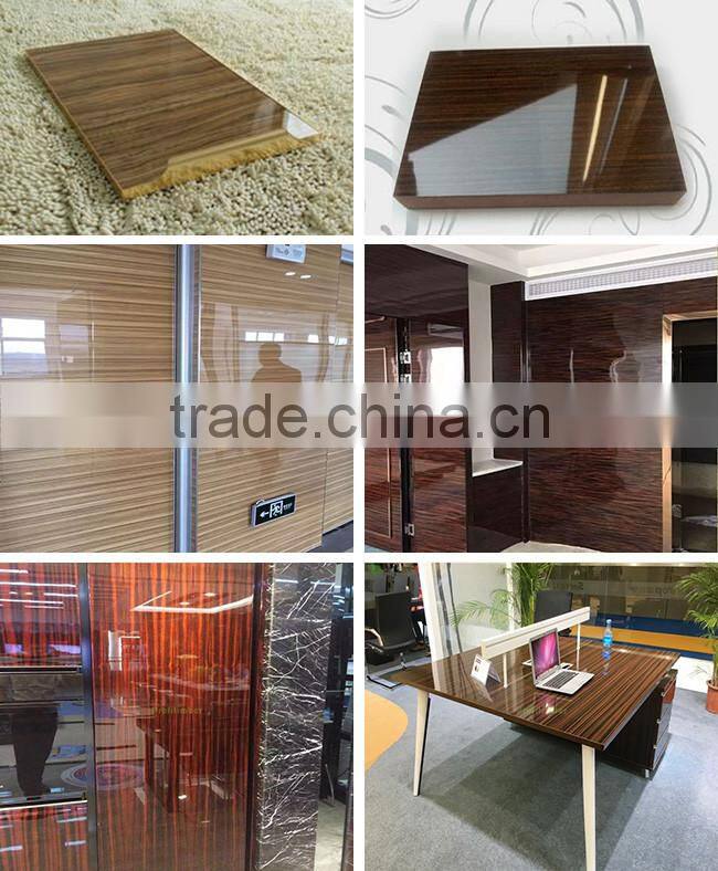 High Gloss UV Melamine Coated MDF Board