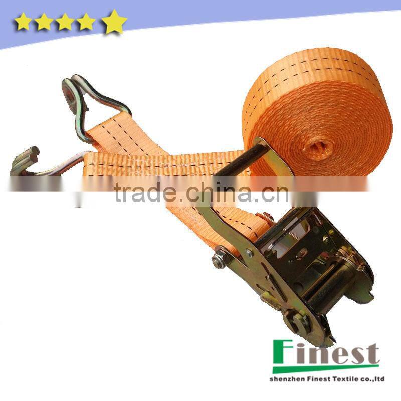 High strength Polyester Rachet lashing strap
