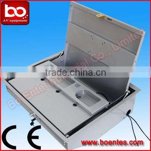 Student Tabletop LCD Monitor Screen Manual Flip Up Box/Hydraulic Pop Up Tuner