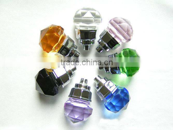 Cobalt Blue Glass Crystal Bottle Wine Stopper