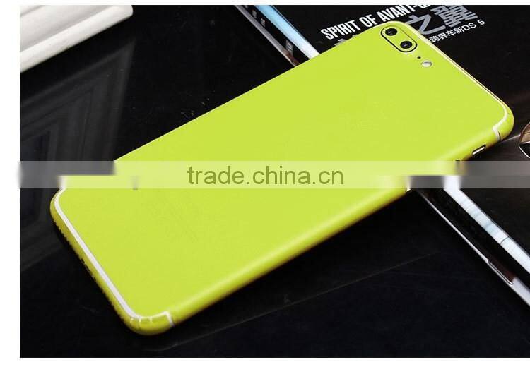 mobile phone accessories for iphone 7 colorful matte finish sticker decal skin cover