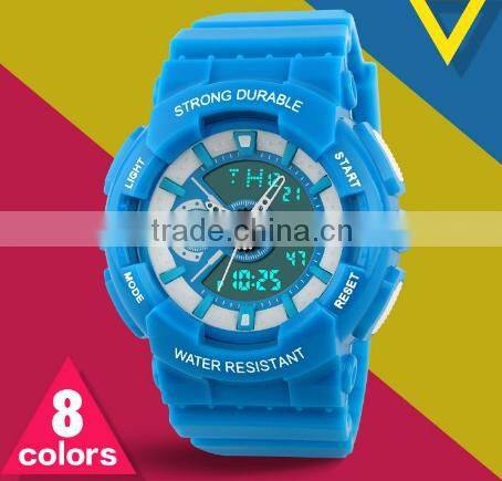 Japan movements LED light waterproof sports digital new design fashion girls watch