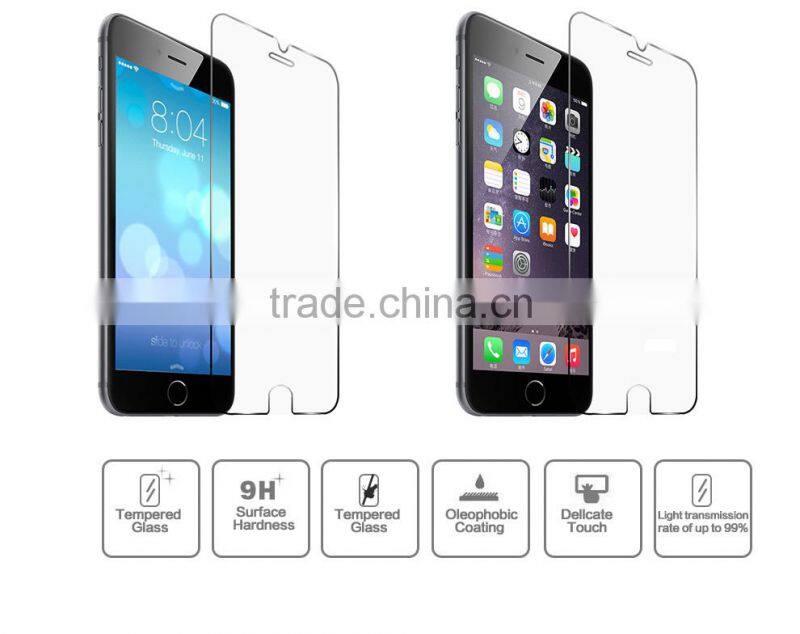 3D Touch Compatible HD Clear,Bubble Free Clear Tempered Glass for Iphone 6/6s