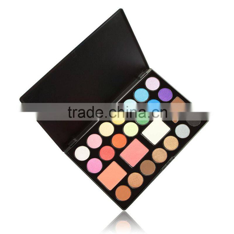 2 Color Blusher 2 Color Bronzer 21 Earth Soft Color Glittering Matte Eyeshadow Eye Shadow Makeup Palette Set