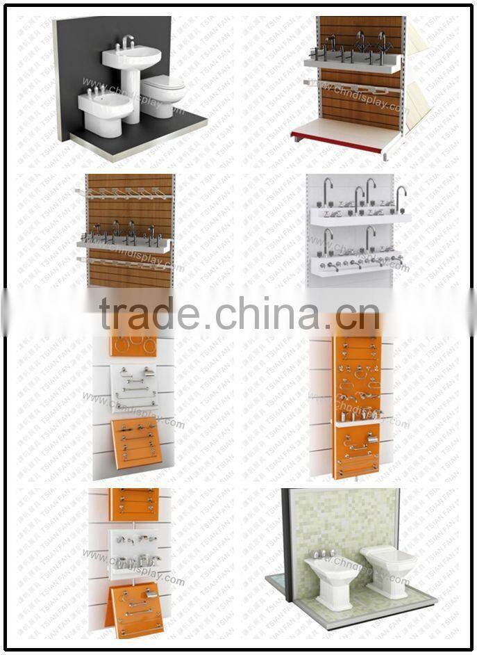 VM004---Cheap sanitary ware toilet display rack