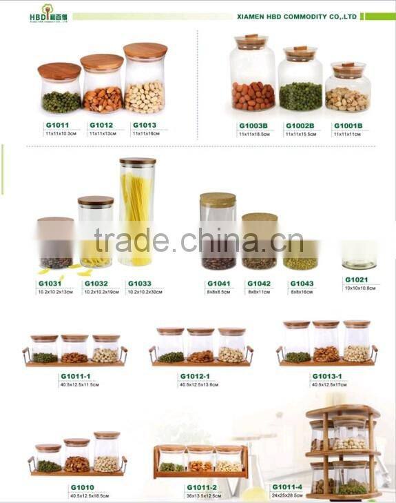 High quality bamboo lid for candle jar with silicone ring wholesale