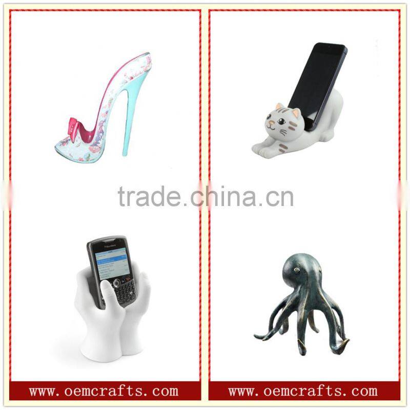 2014 New white ceramic Cell Phone Holder