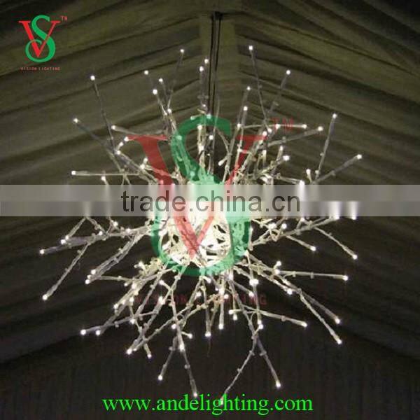 Christmas outdoor decoration lighting pole light decoration lighted star