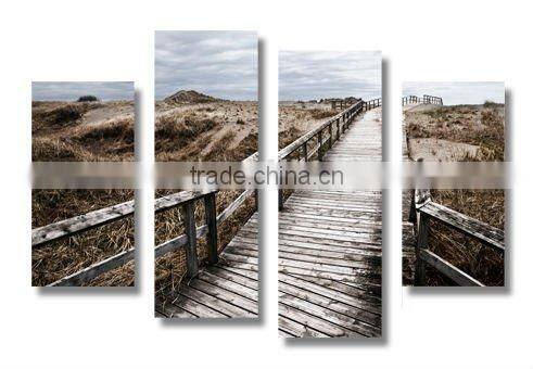 Hot ! road wall art fabric painting designs