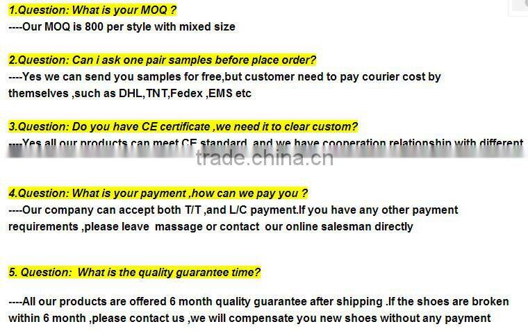 China cheap safety work shoes GT5827