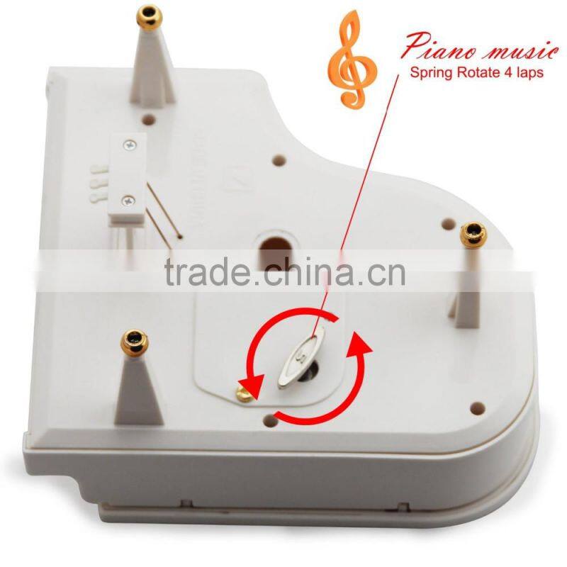 Creative Valentine's Day Gift Laputa Piano Dancing Lovely Ballerina Girls Rotating Music Box Vintage Mechanical Classical