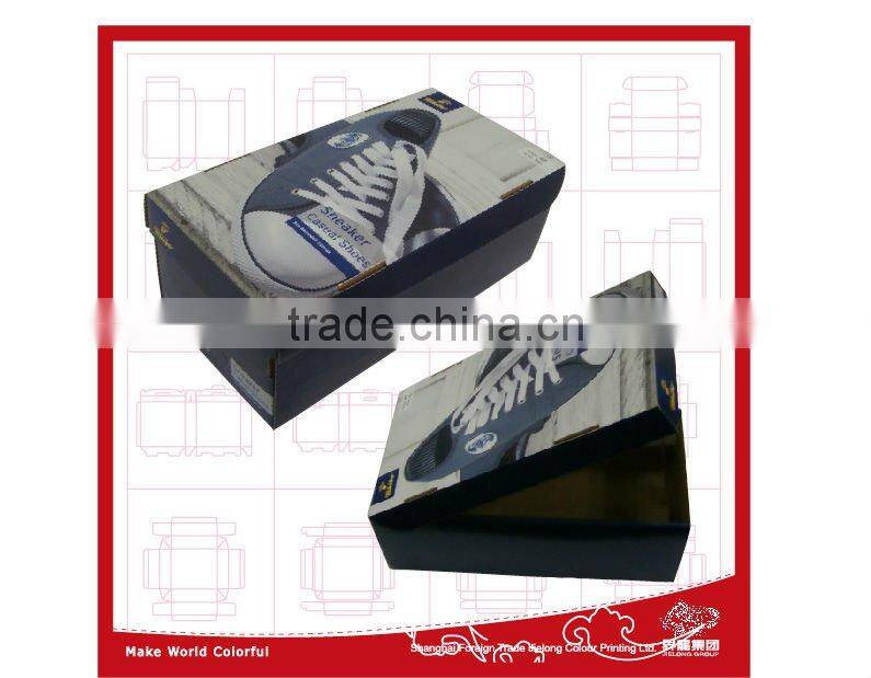 40 years to produce high quality foldable shoe box packaging
