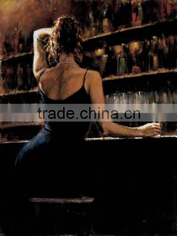 The Hot-selling Home Decoration Beautiful Abstract Dancing Flamenco Oil Painting