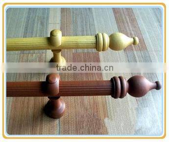 Perfect Surface Treatment Natural Wooden Curtain Rod