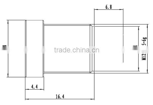 Hot sales! Quickly delivery! 5MP 1/2.5inch F2.0 lens 8mm board cctv board lens 8mm
