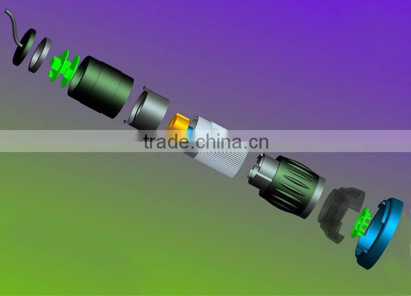 Patent MDA2000R digital portable zoom measuring microscope equipped with reticle software and LED ring light
