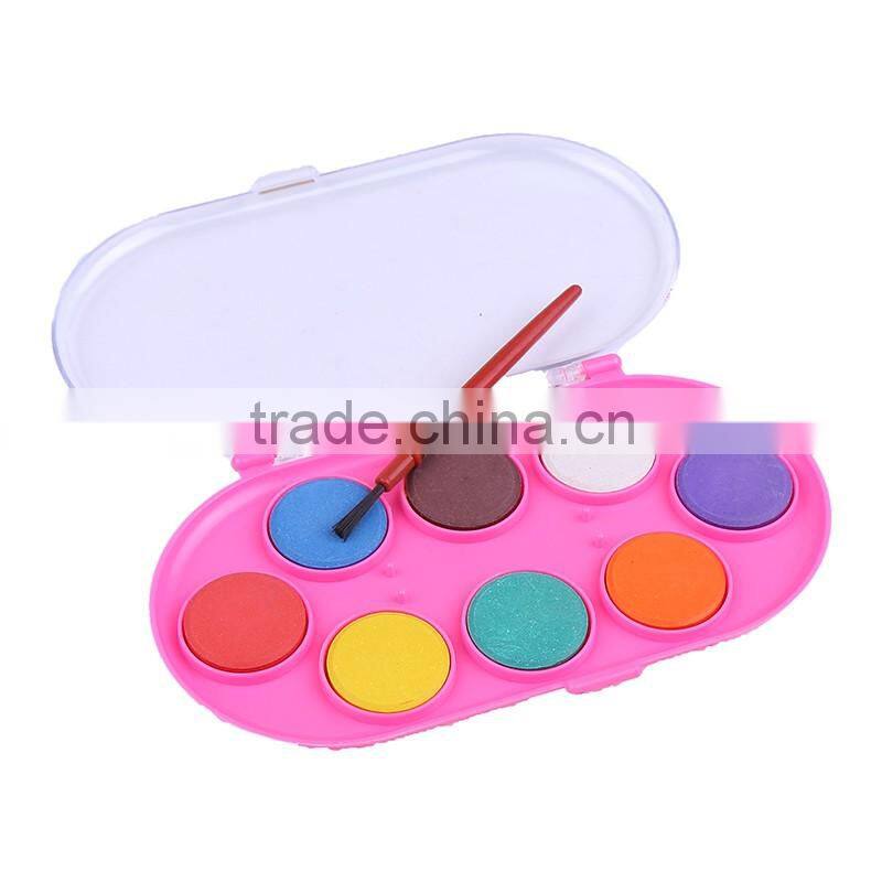 Hot Selling Simply Art Watercolor Cakes 8 Color, Art Manufacturer Wholesale Water Color