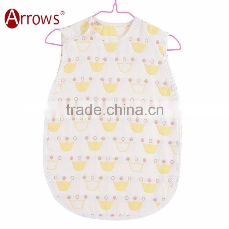 Six-layers of gauze sleeping bag anti kick quilt bag for infants and todders