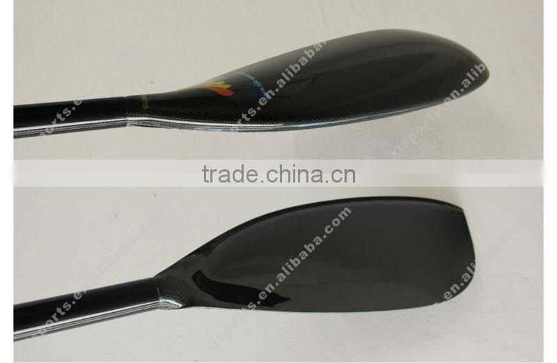 Carbon Oval Shaft Kayak Paddle with Two Piece Blades