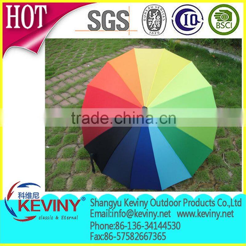 rain umbrella 16 panels with rain drop led flash handle made by chinese umbrella manufacturer has cheap price