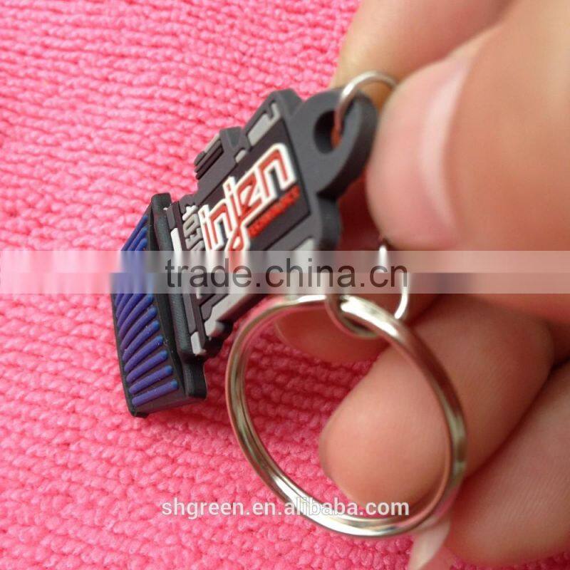 Cartoon 3D silicone rubber keychain