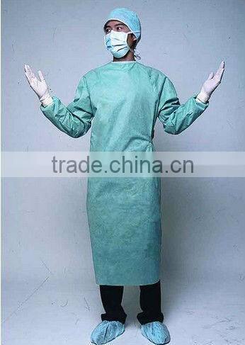 doctor's white disposable PP coat