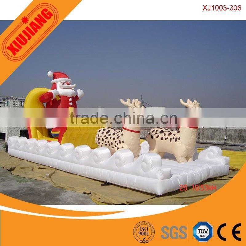 Kids outdoor soft play park inflatable bounce playground for fun