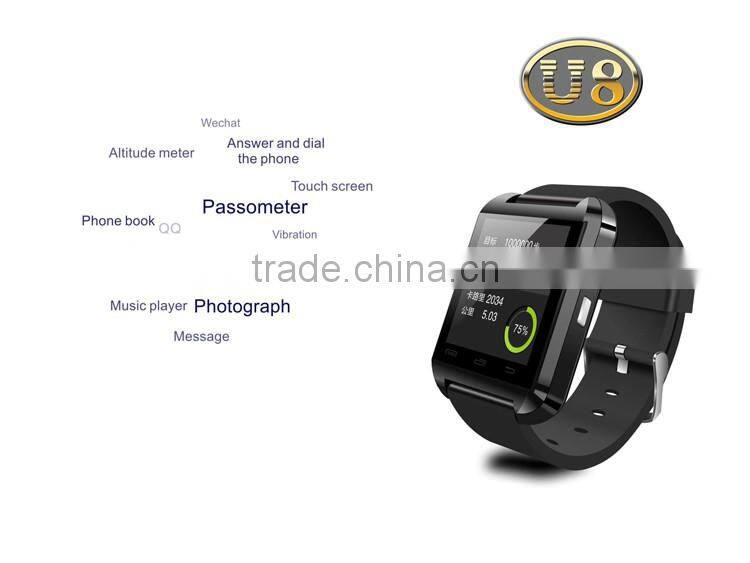 2016 Hot sale bluetooth smart mobile watch phones